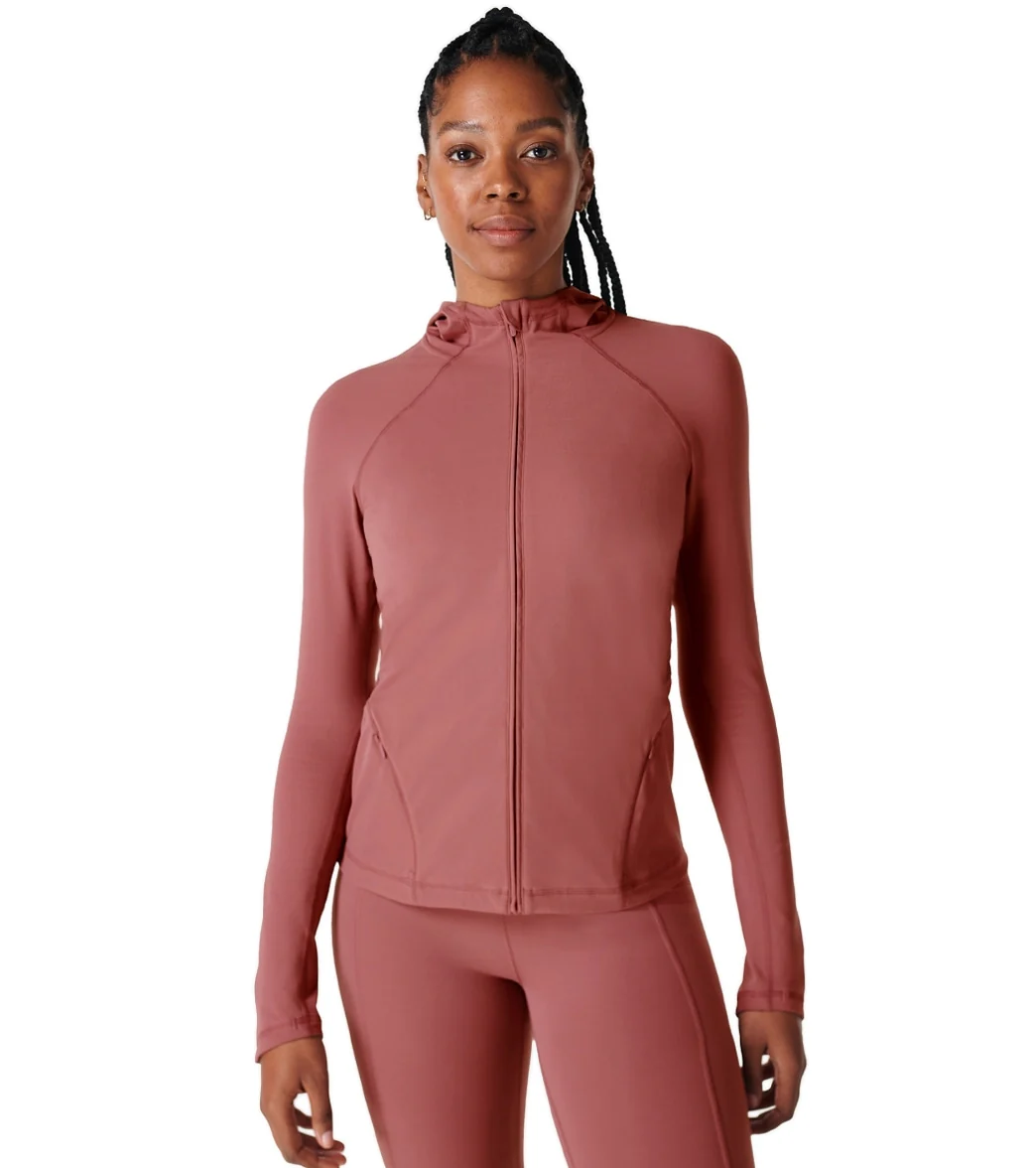 Sweaty Betty Super Soft Workout Zip Through Hoodie