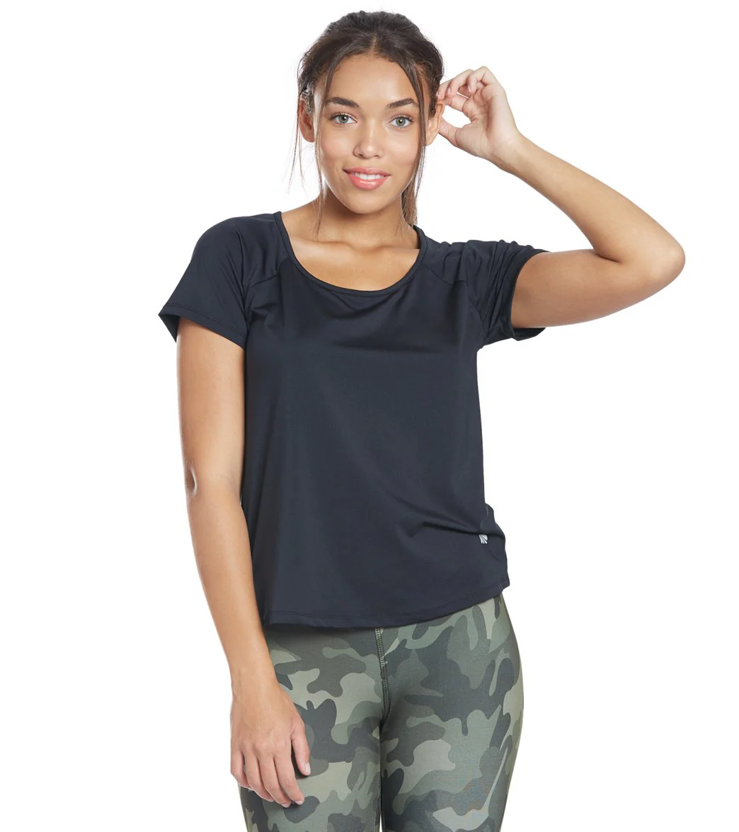 Marika Huntington Short Sleeve Yoga Tee
