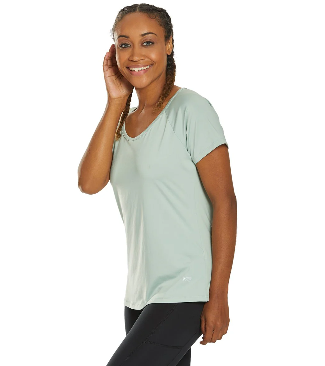 Marika Huntington Short Sleeve Yoga Tee