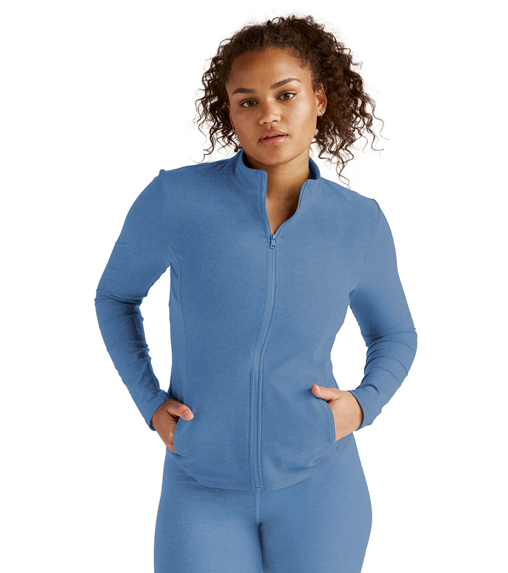 Beyond Yoga Spacedye On The Go Mock Neck Jacket