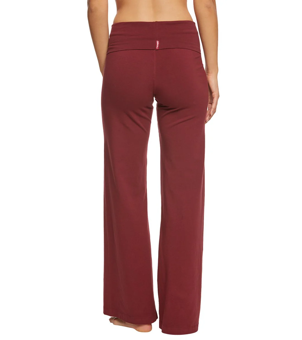 Hard Tail Contour Rolldown Wide Leg Yoga Pants