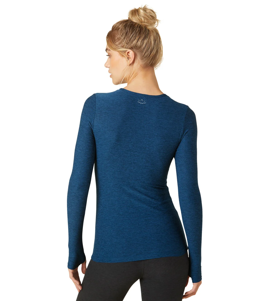 Beyond Yoga Featherweight Spacedye Classic Crew Pullover