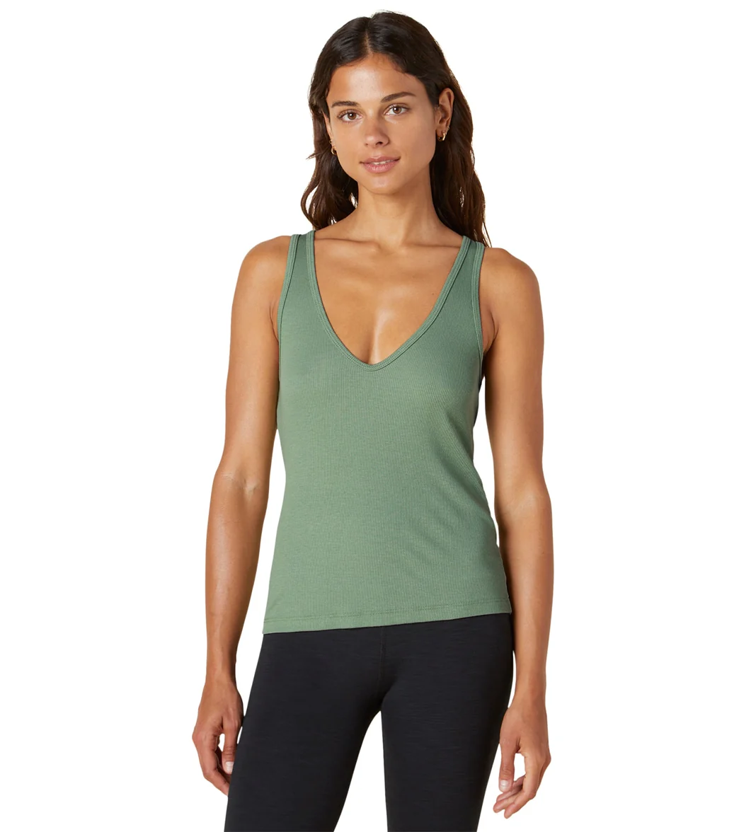Beyond Yoga Take the Plunge V-Neck Tank