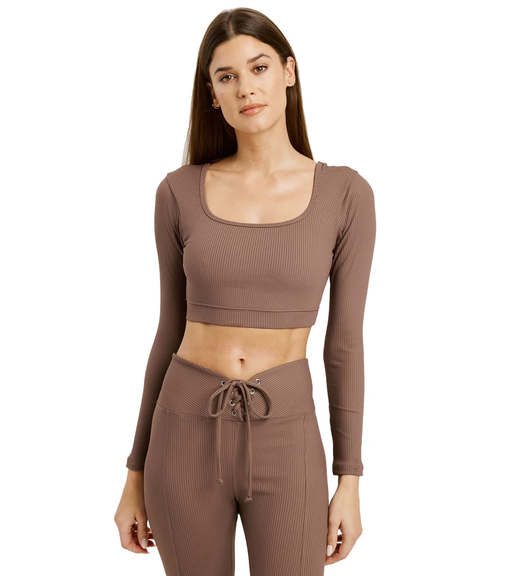 Year of Ours Ribbed Cropped Long Sleeve