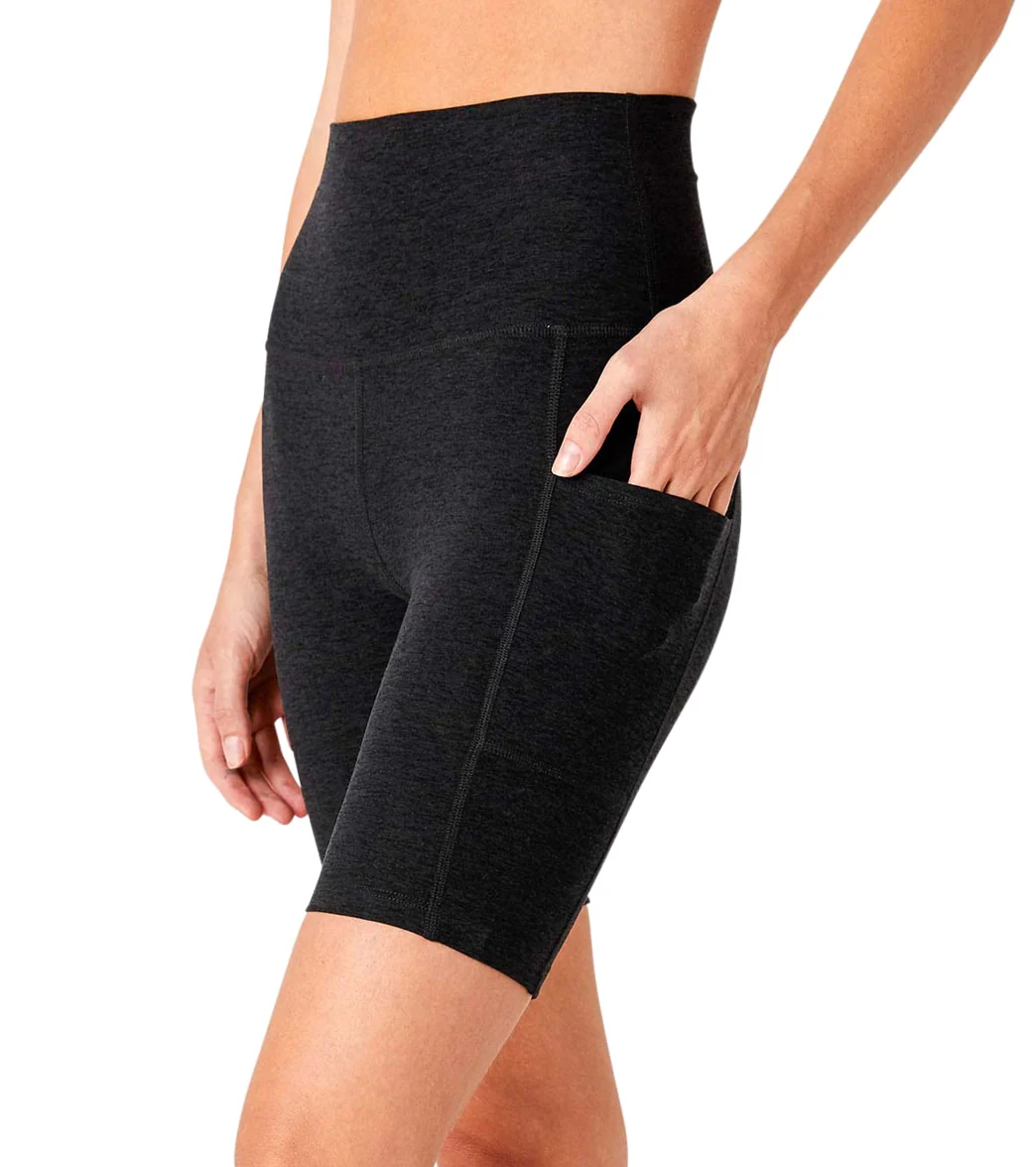 Beyond Yoga Spacedye Team Pockets High Waisted Biker Shorts