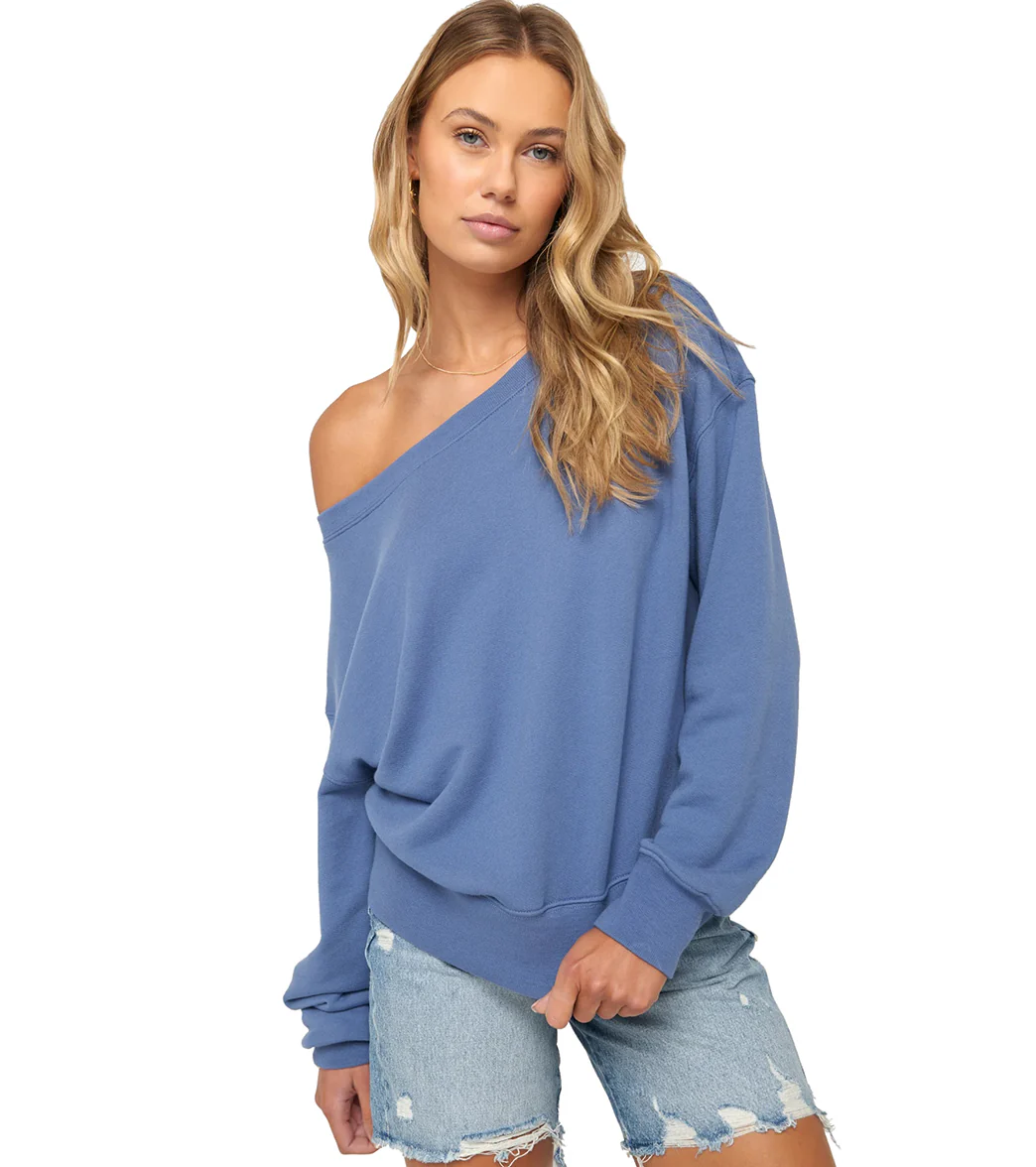 Spiritual Gangster La Vida Off Shoulder Long Sleeve