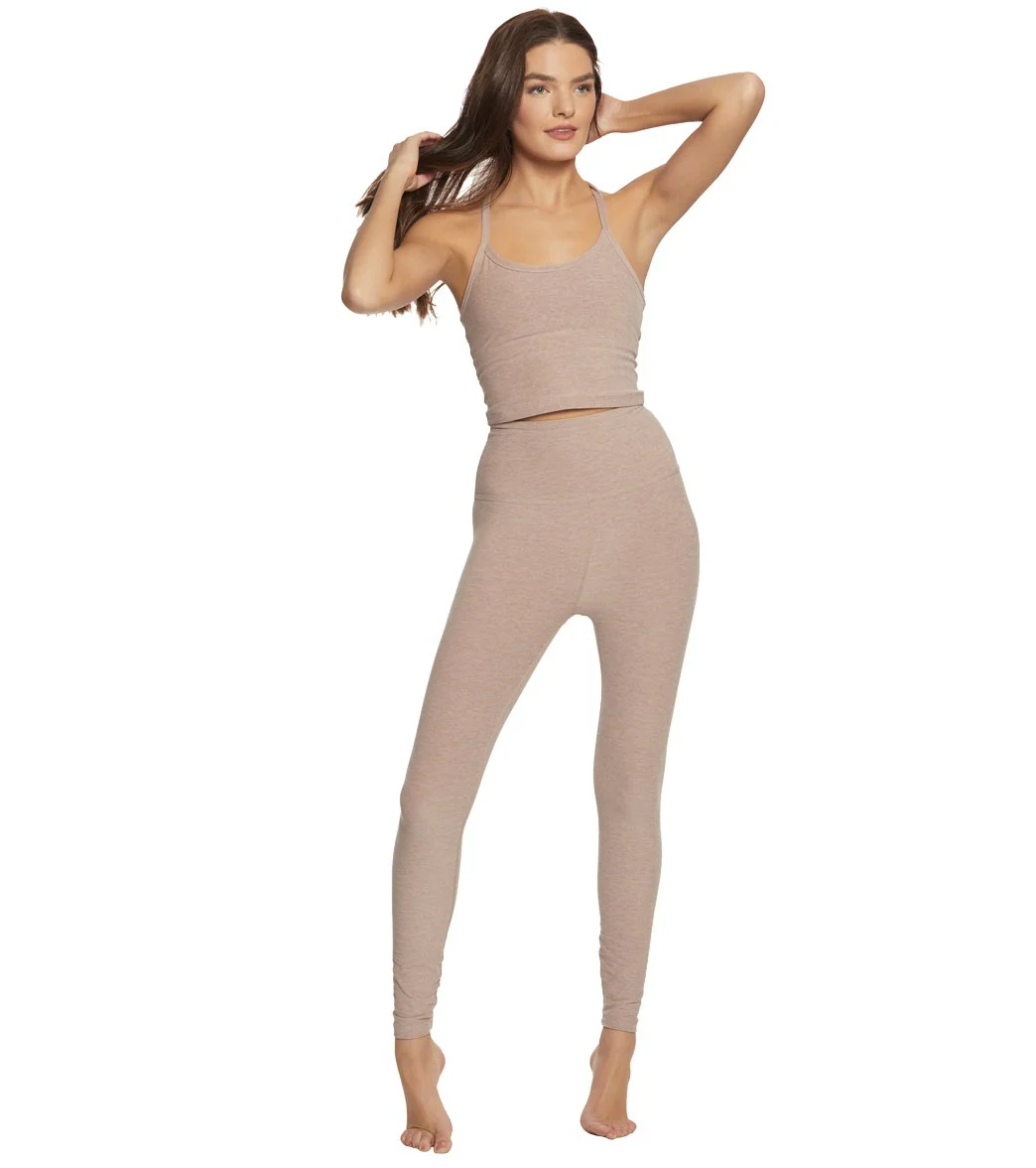 Beyond Yoga Spacedye Slim Racerback Cropped Tank Wild Wisteria/Brazen Blush