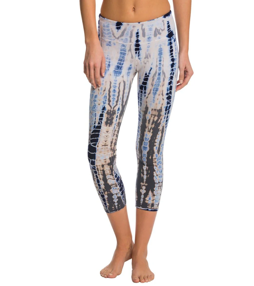 Hard Tail Flat Waisted Cotton Yoga Capris