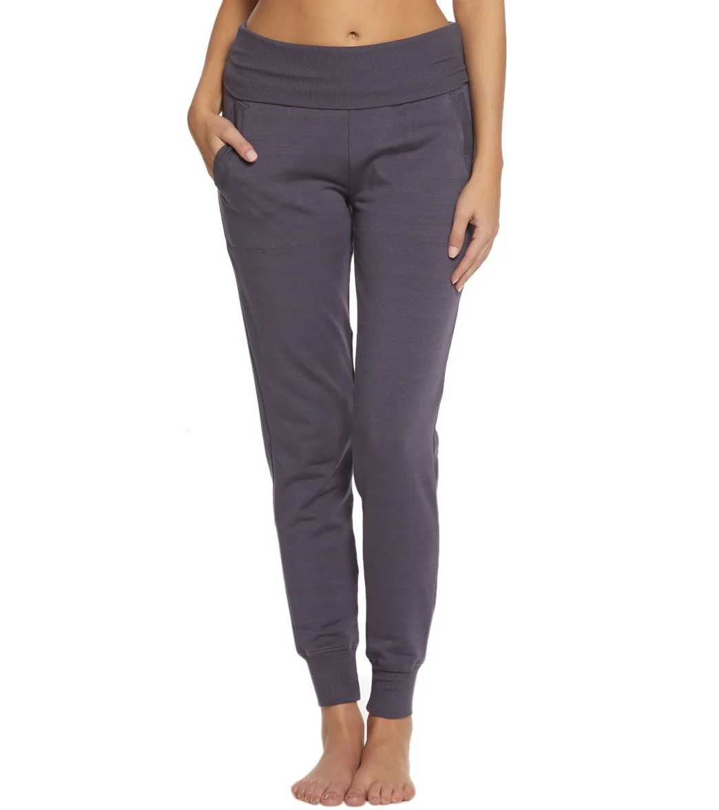 Beyond Yoga Cozy Fleece Foldover Long Sweatpant Joggers