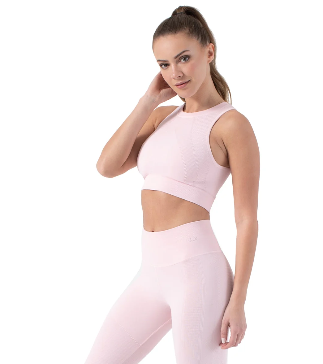 NUX One By One Seamless Yoga Crop Top