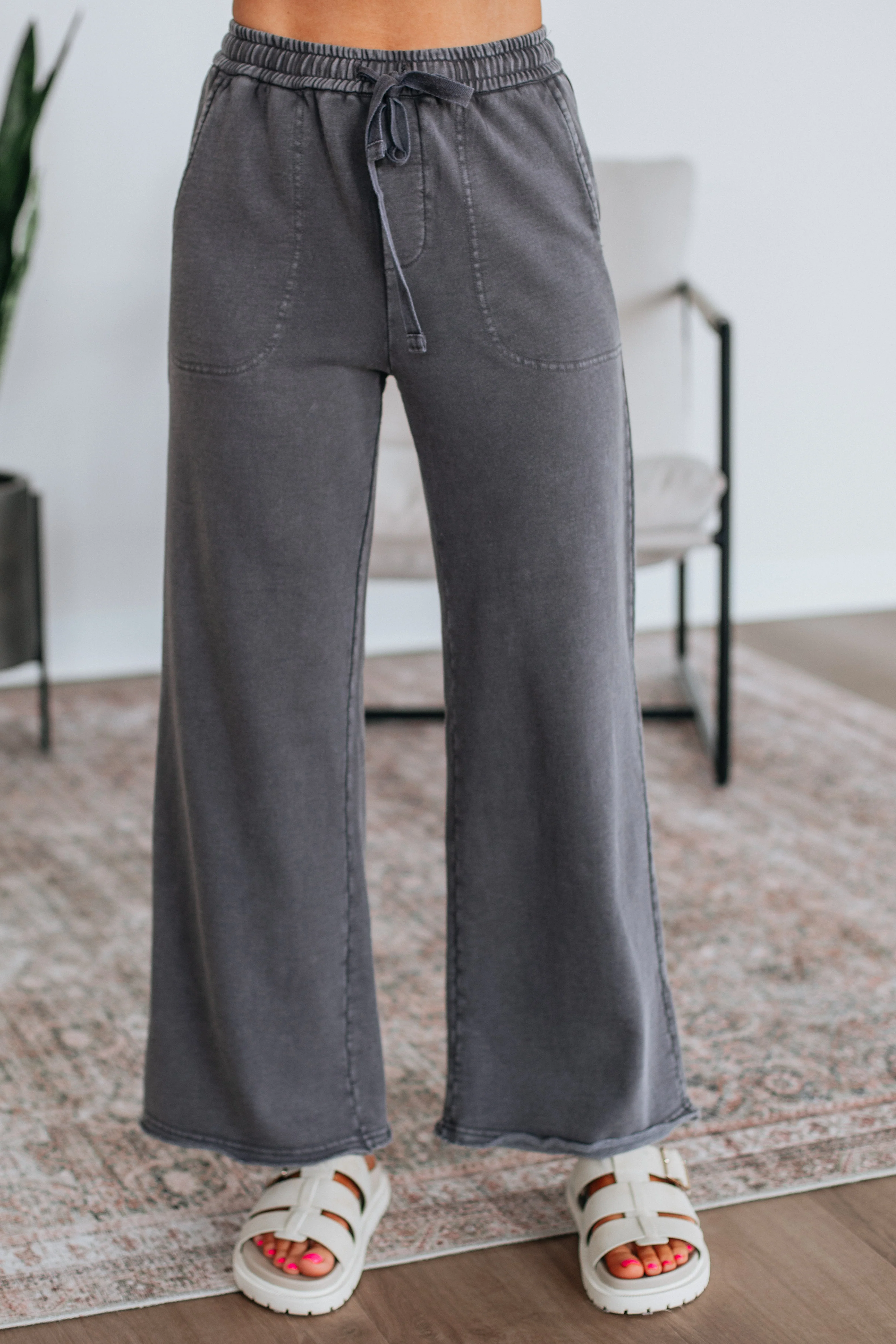 Saar Lounge Pants - Charcoal