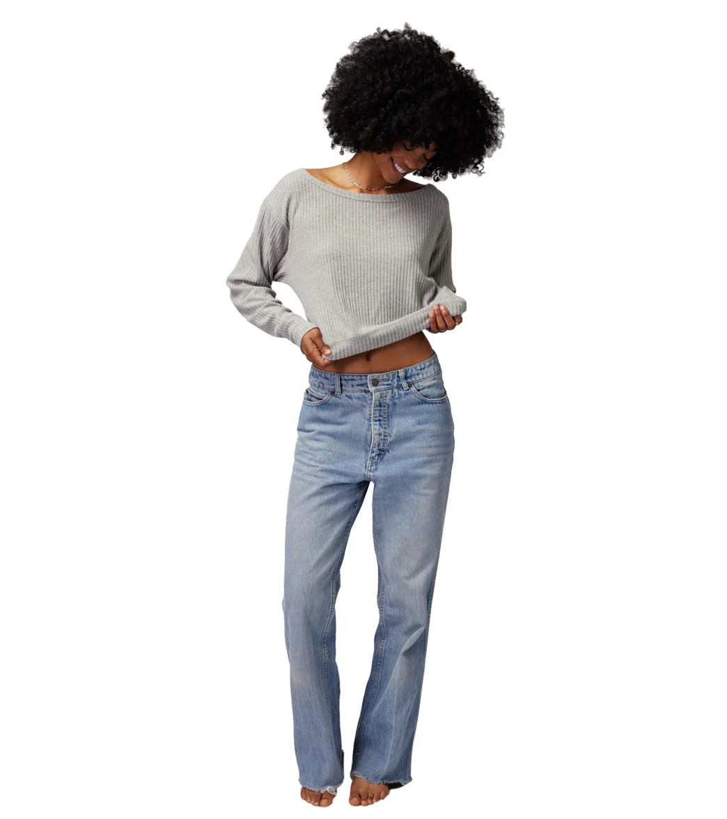 Spiritual Gangster Ballet Rib Banded Hem Vida