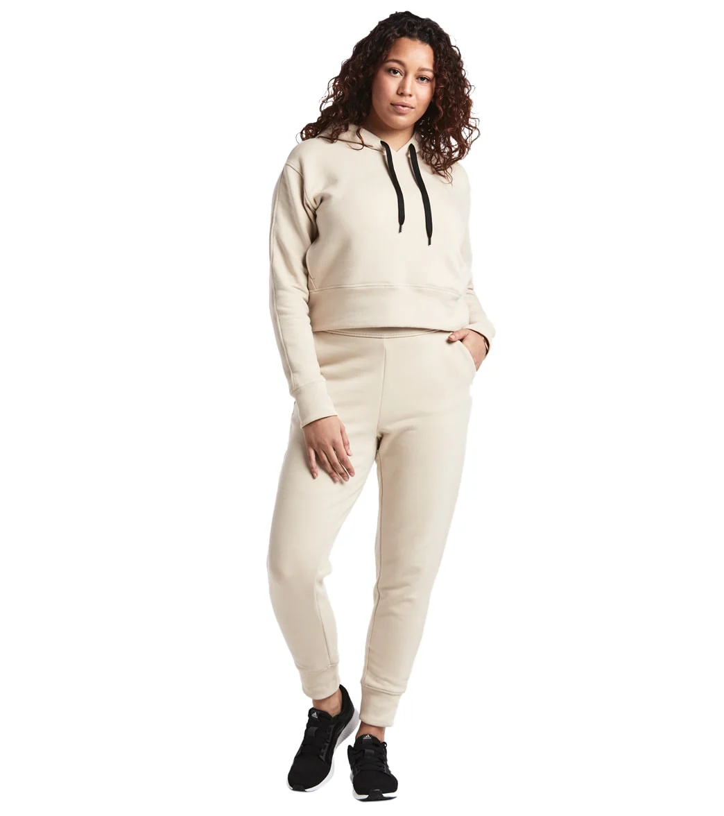 Public Rec Luxe Fleece Cropped Hoodie