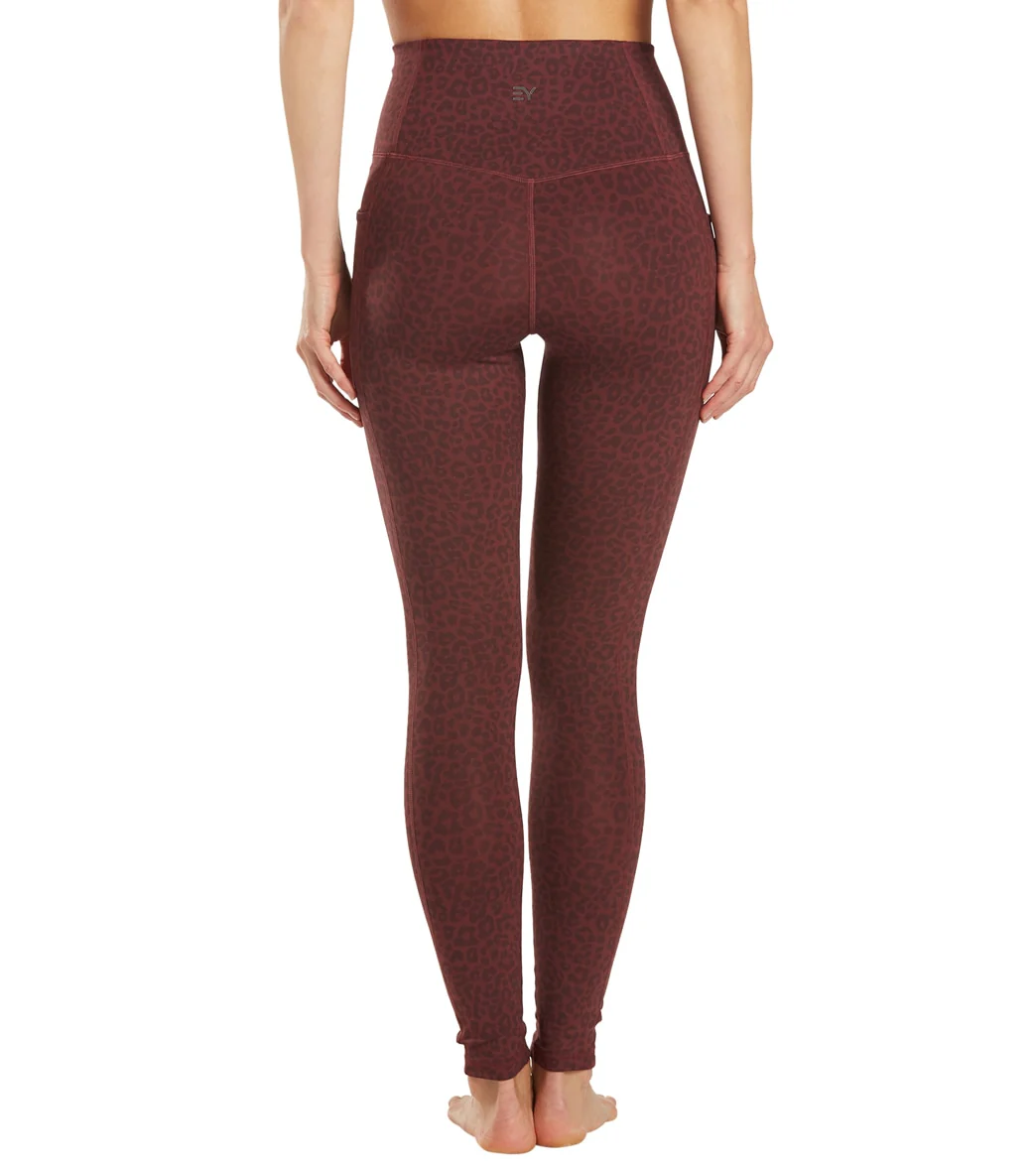 Everyday Yoga Uphold Cheetah High Waisted Leggings With Pockets 28