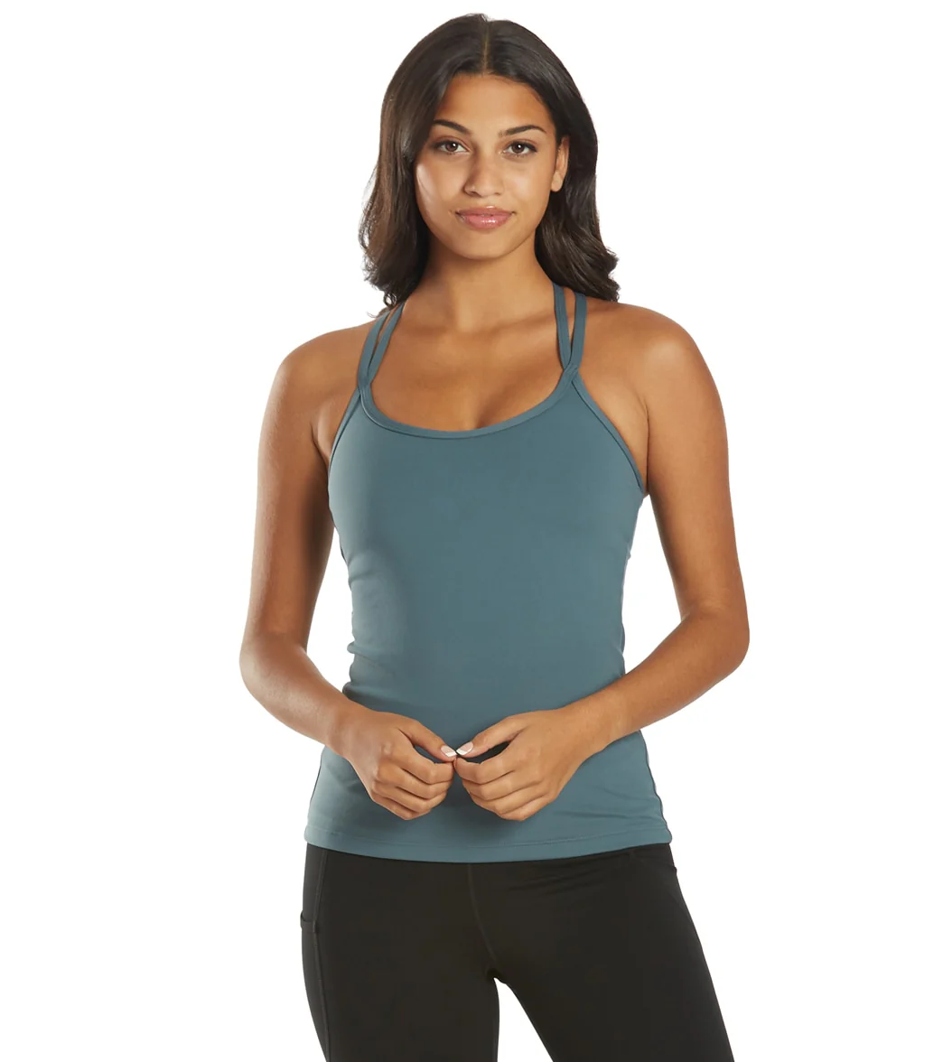 Everyday Yoga Bliss Solid Double Strap Support Tank