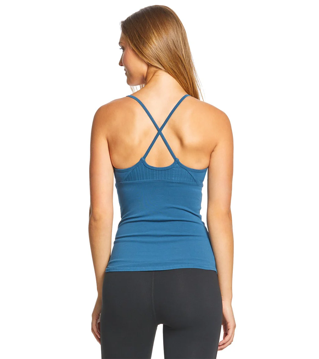 Hard Tail Corset Crossback Tank
