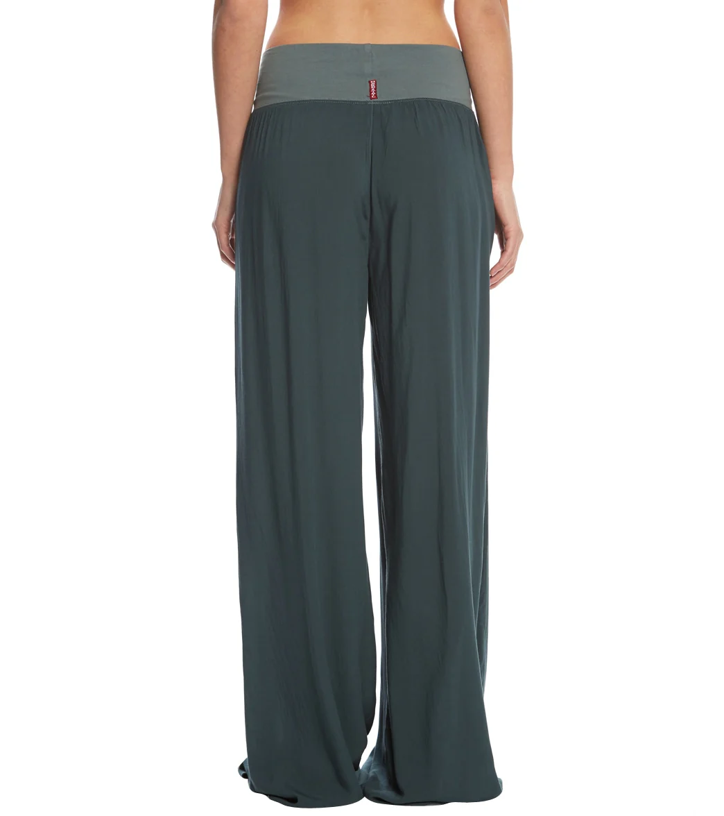 Hard Tail Flat Waist Wide Leg Yoga Pants