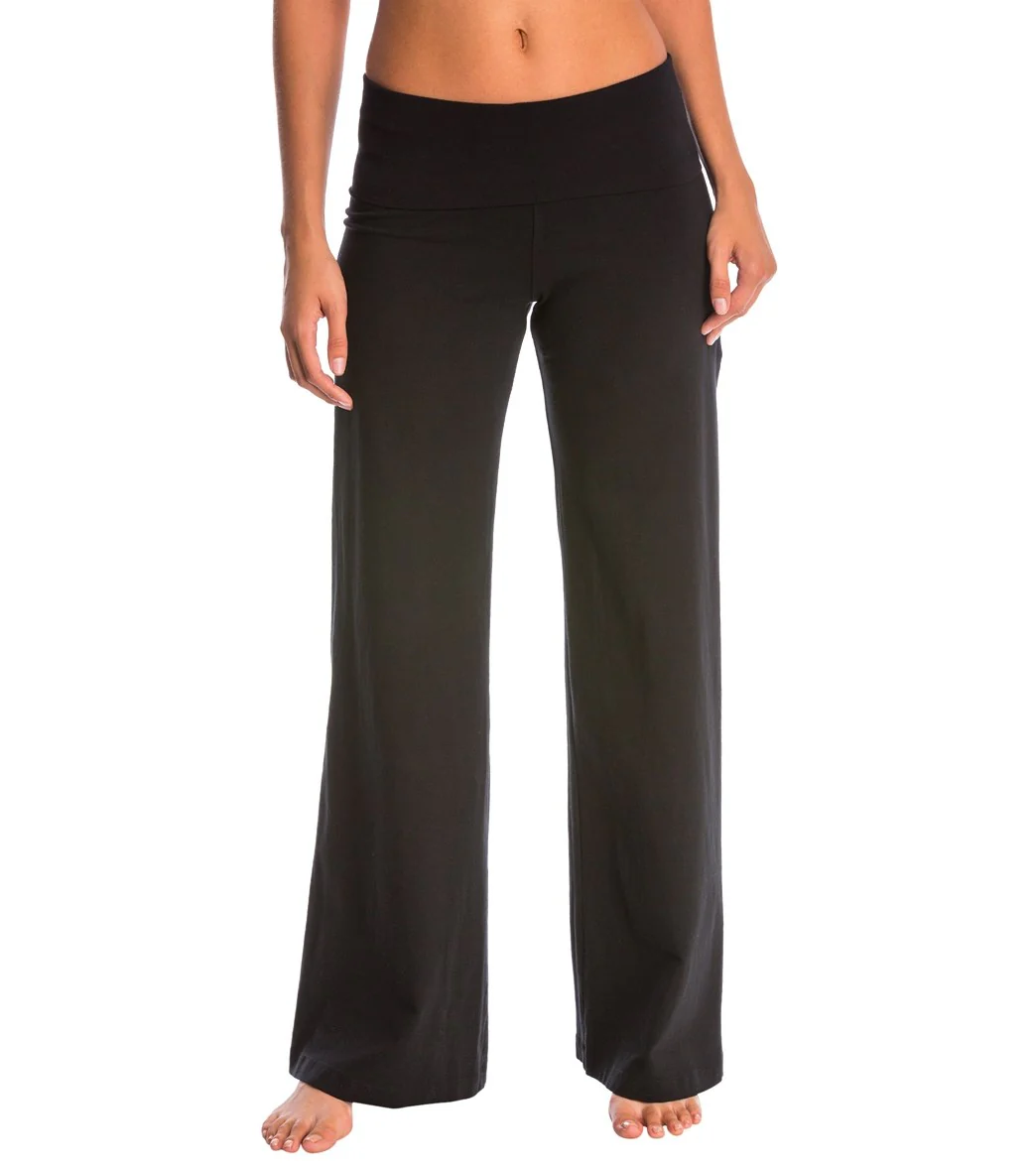 Hard Tail Contour Rolldown Wide Leg Yoga Pants