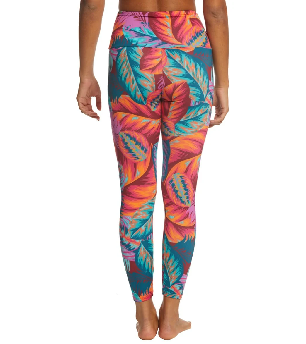 Onzie High Waisted Basic 7/8 Yoga Leggings Lanai