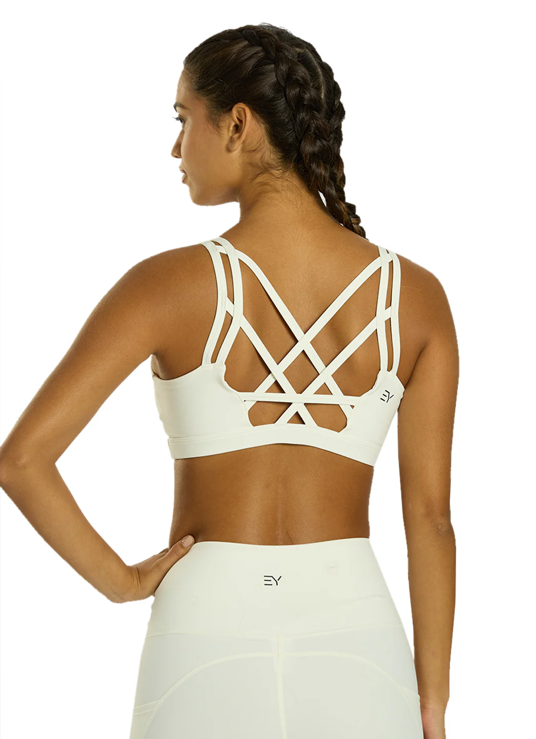 Everyday Yoga Radiant Solid Strappy Back Sports Bra
