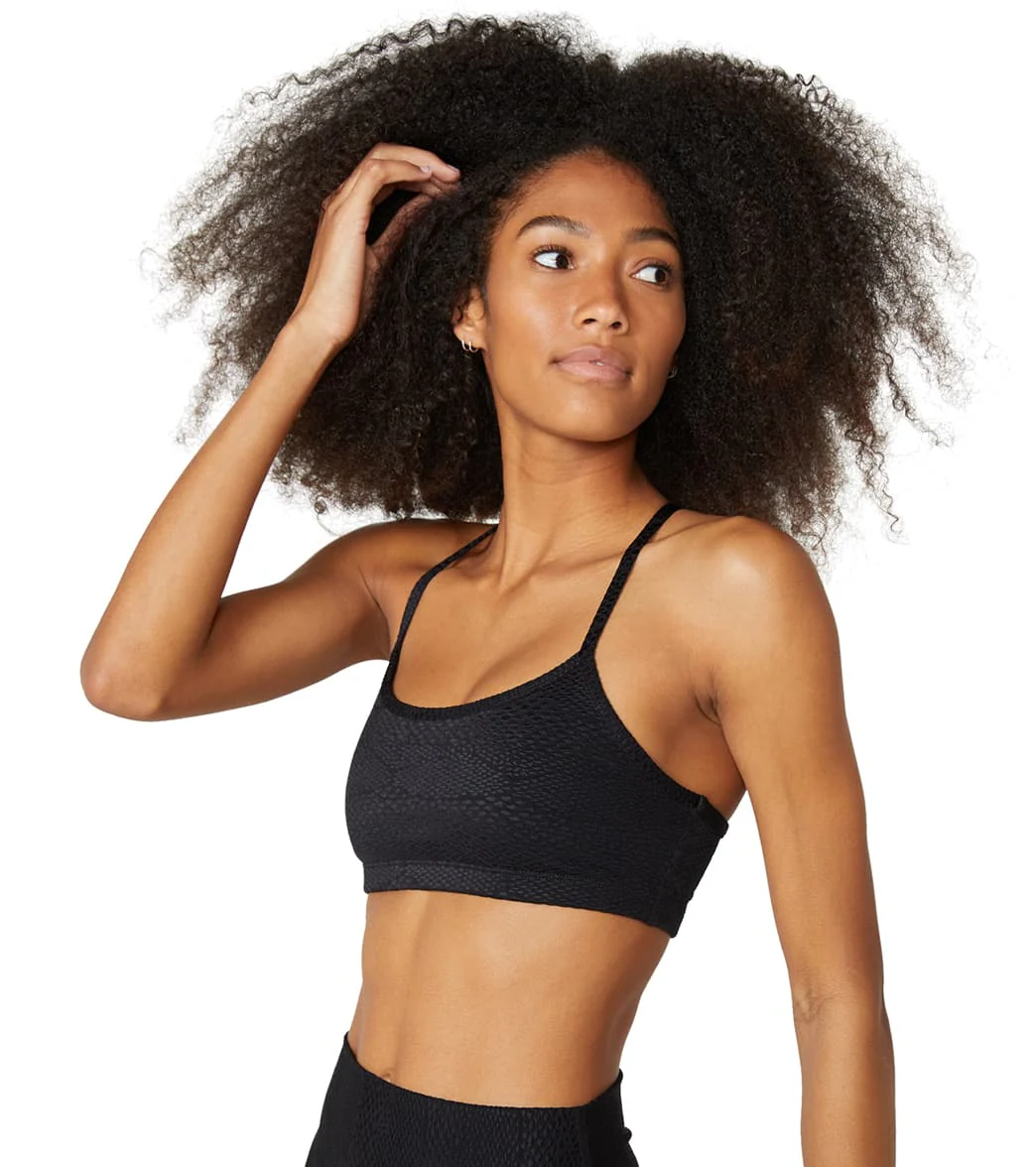 Beyond Yoga Snake Jacquard Slim Racerback Yoga Sports Bra