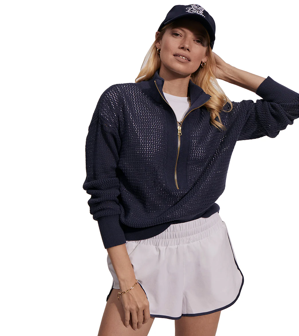 Varley Aurora Half Zip Knit Pullover