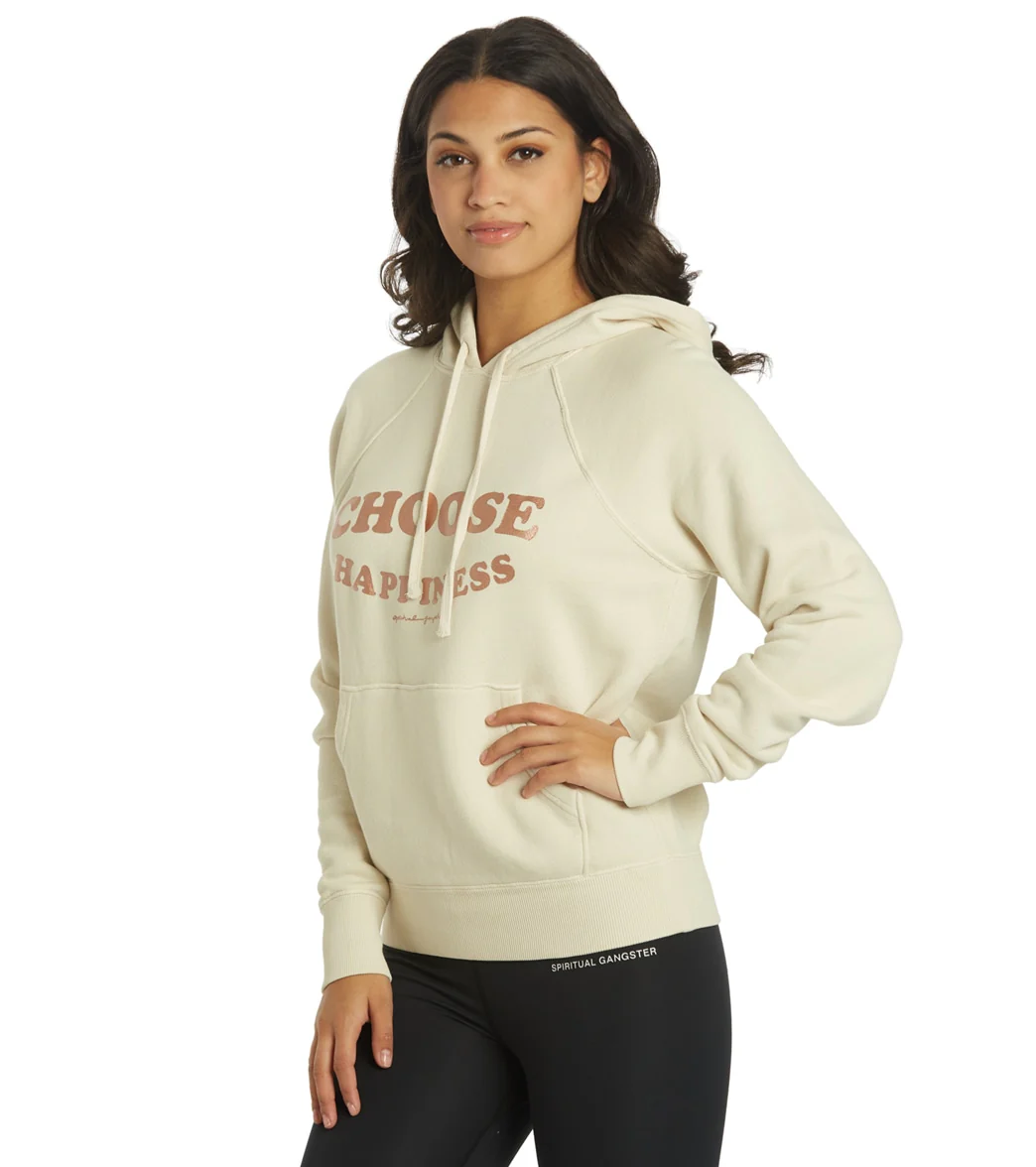 Spiritual Gangster Happiness Classic Kangaroo Pocket Hoodie
