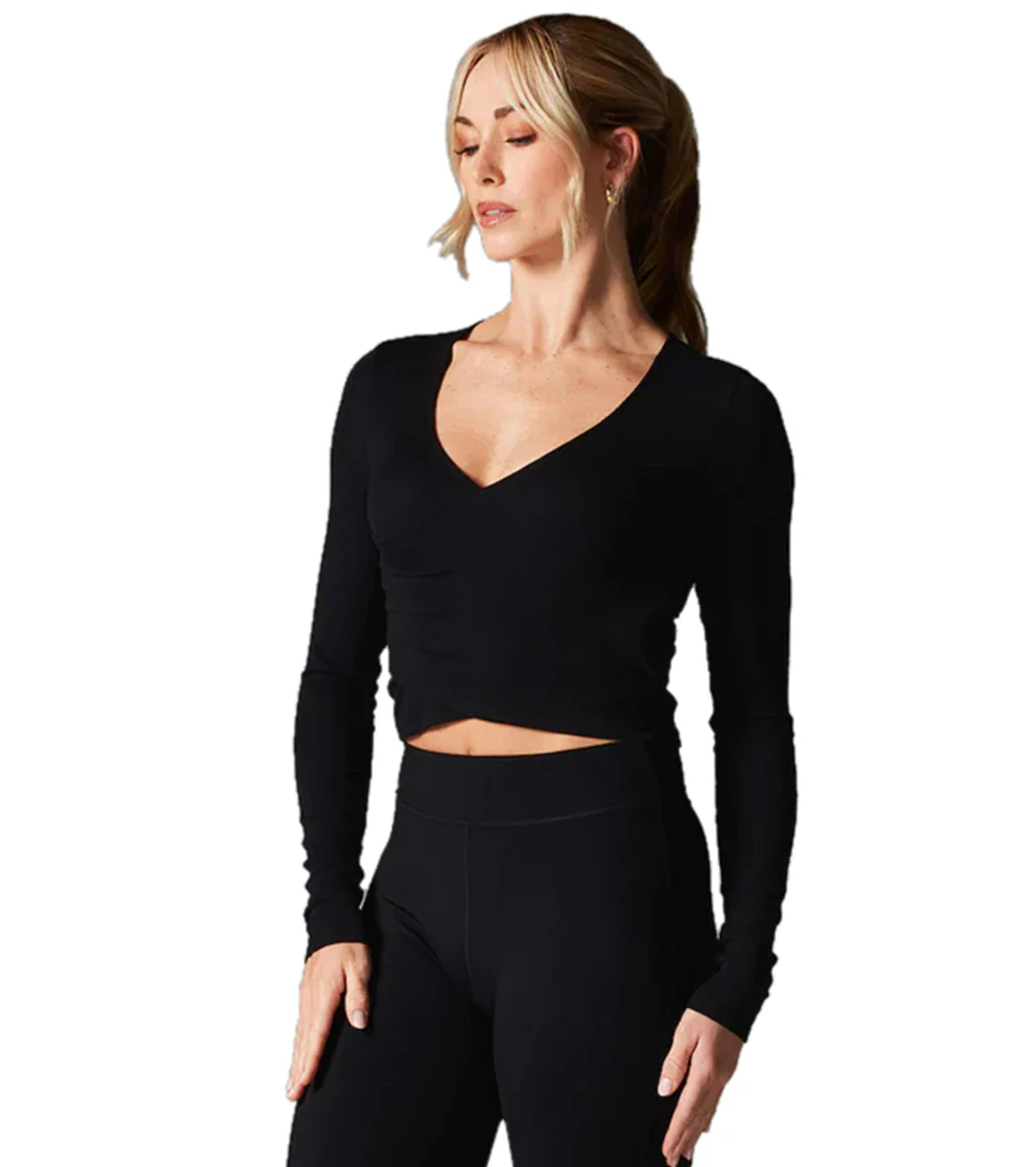 Tavi Criss Cross Long Sleeve Top