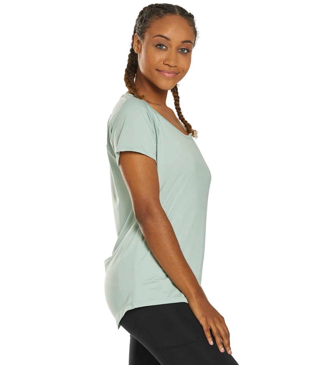 Marika Huntington Short Sleeve Yoga Tee