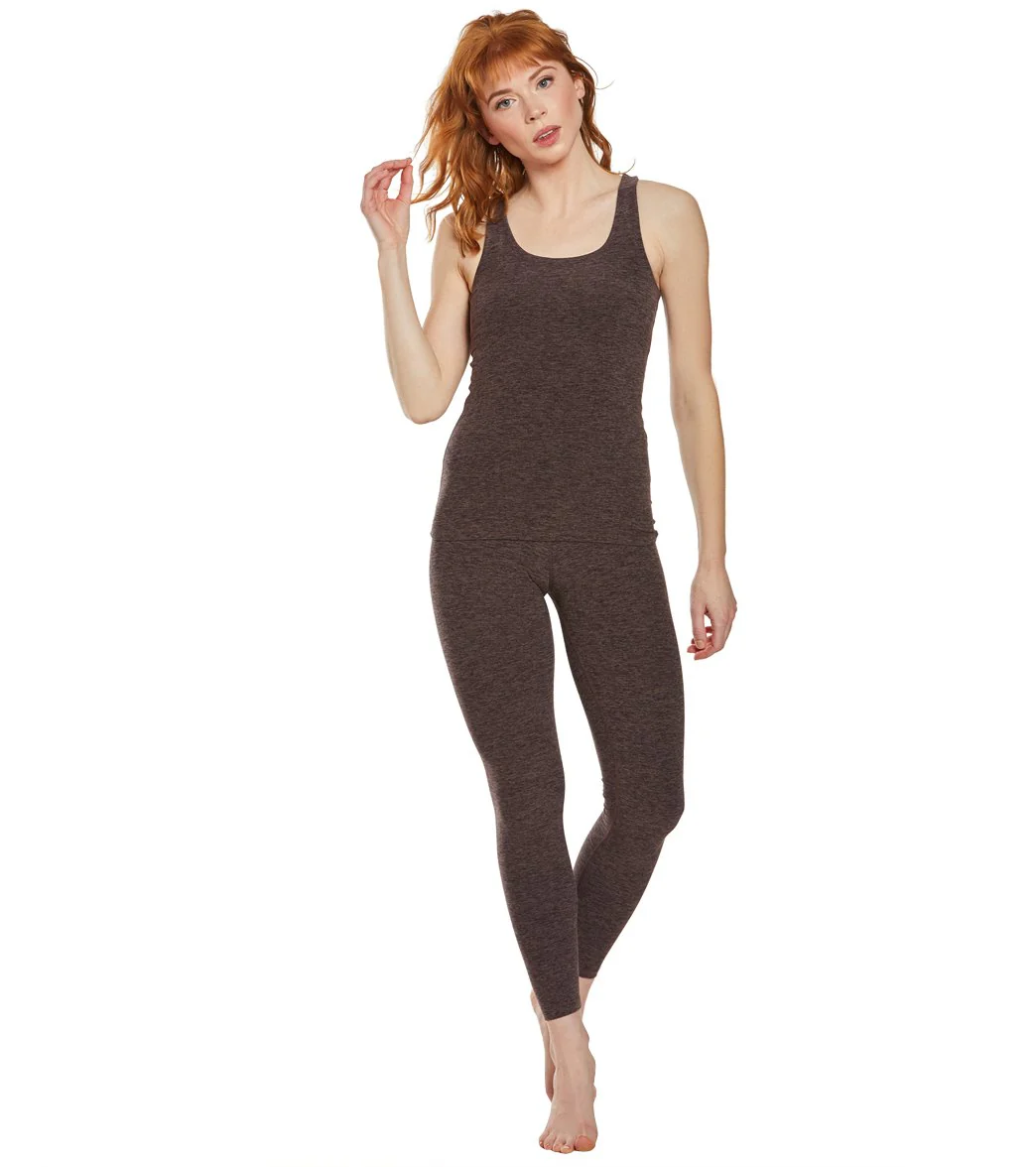 Beyond Yoga Spacedye High Waisted Caught In The Midi 7/8 Yoga Leggings Terra Leather Earth