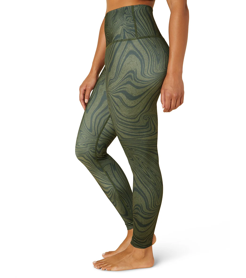 Beyond Yoga Printed High Waisted Midi Leggings