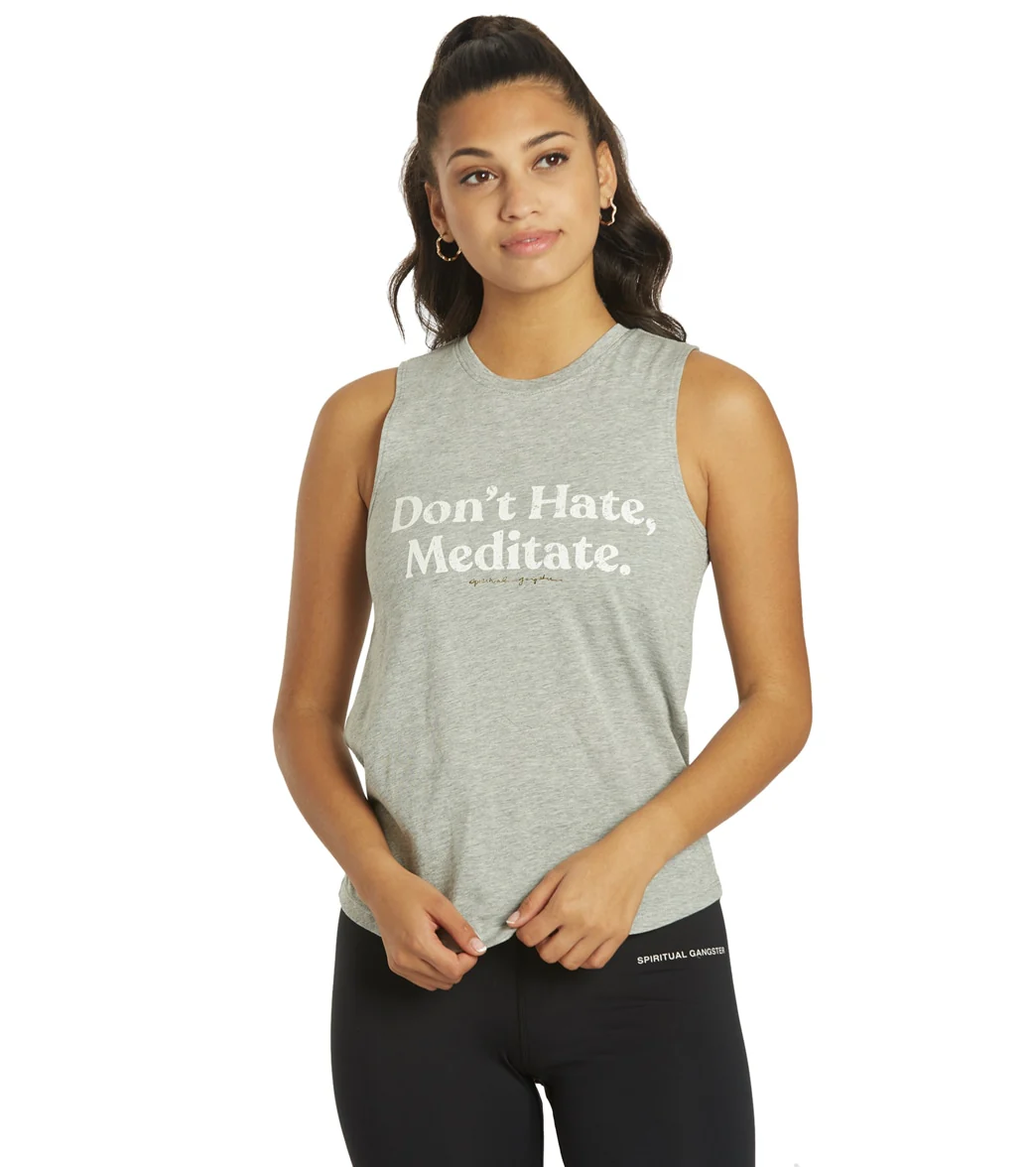 Spiritual Gangster Meditate Muscle Tank
