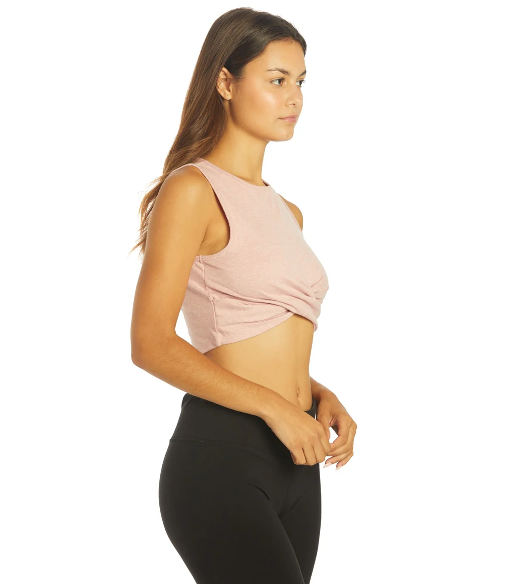 Zobha Melange Twist Crop
