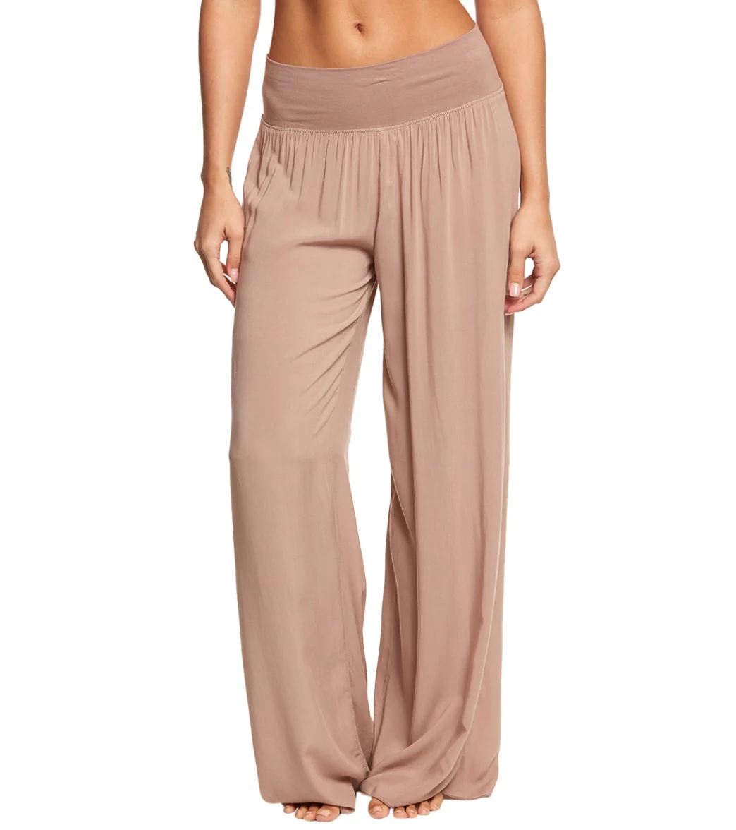 Hard Tail Flat Waist Wide Leg Yoga Pants