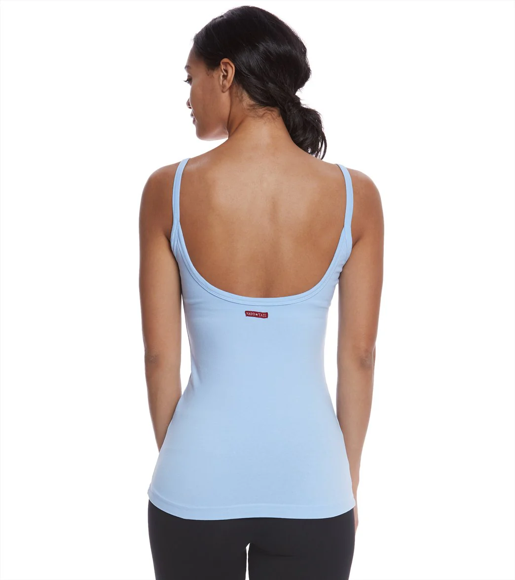 Hard Tail Scoop Back Yoga Tank Top with Bra