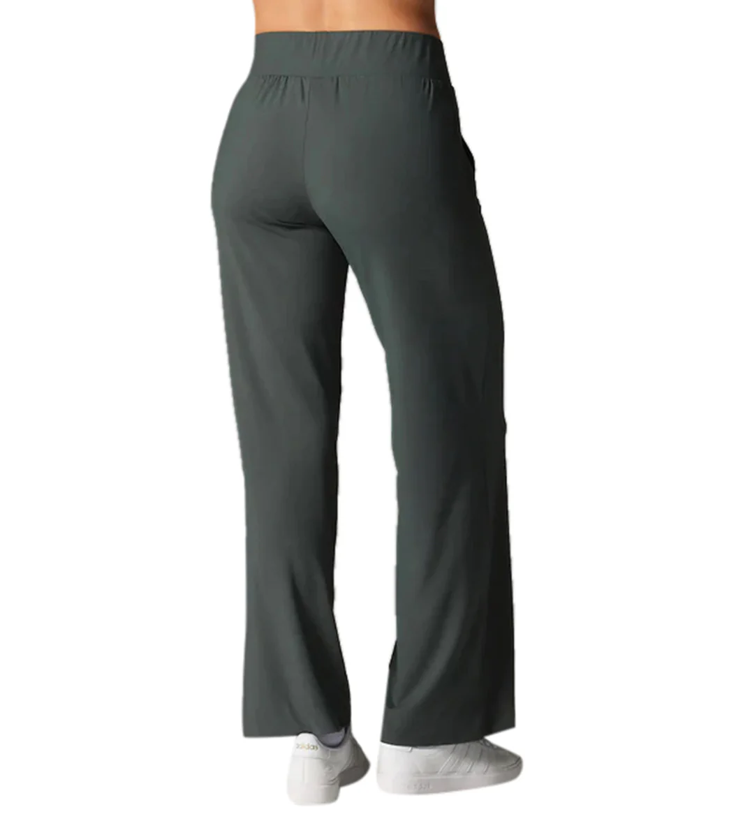 Tavi Brushed Tec Knit Wide Leg Pant