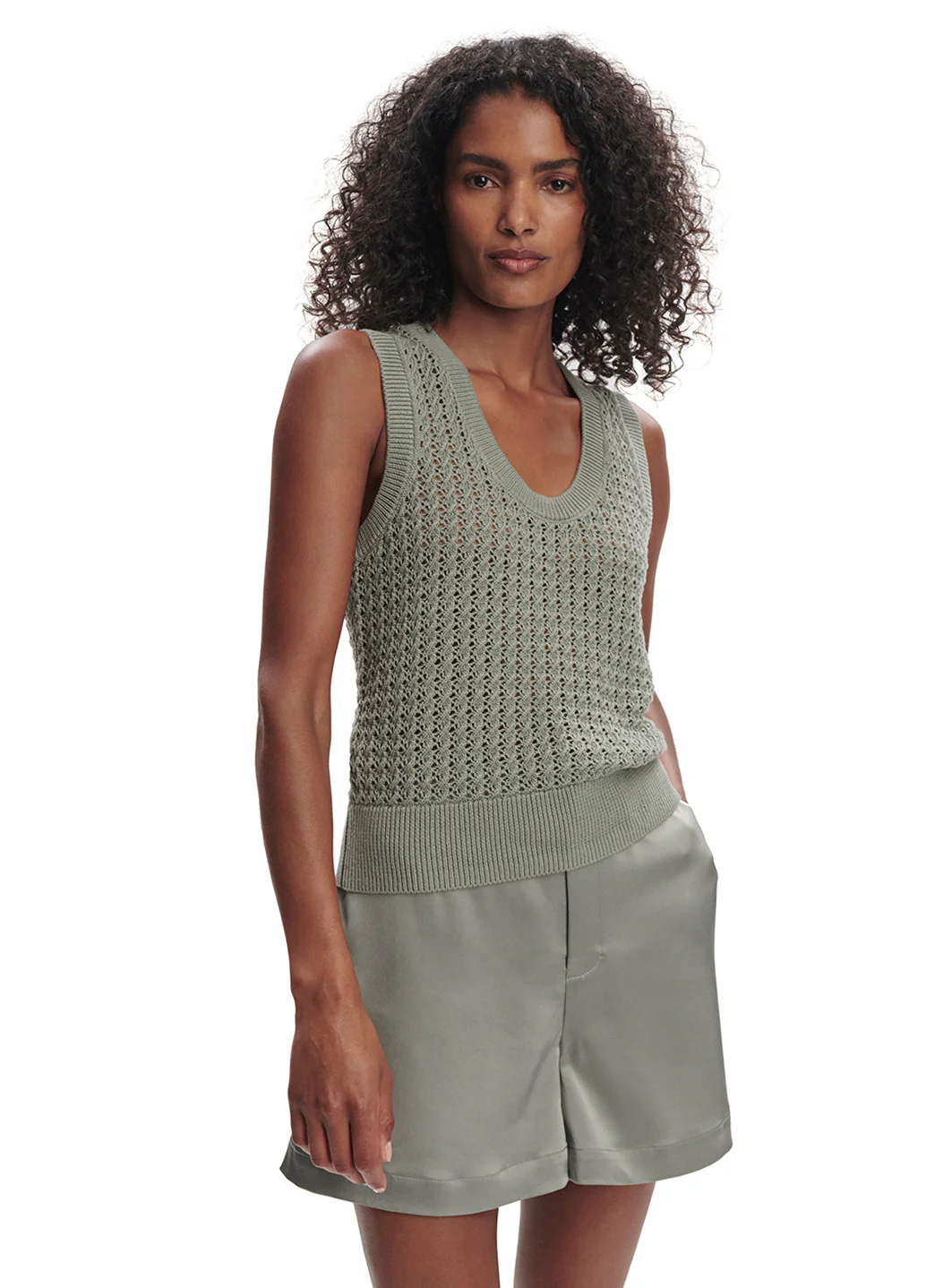 Varley Ferns Open Knit Tank