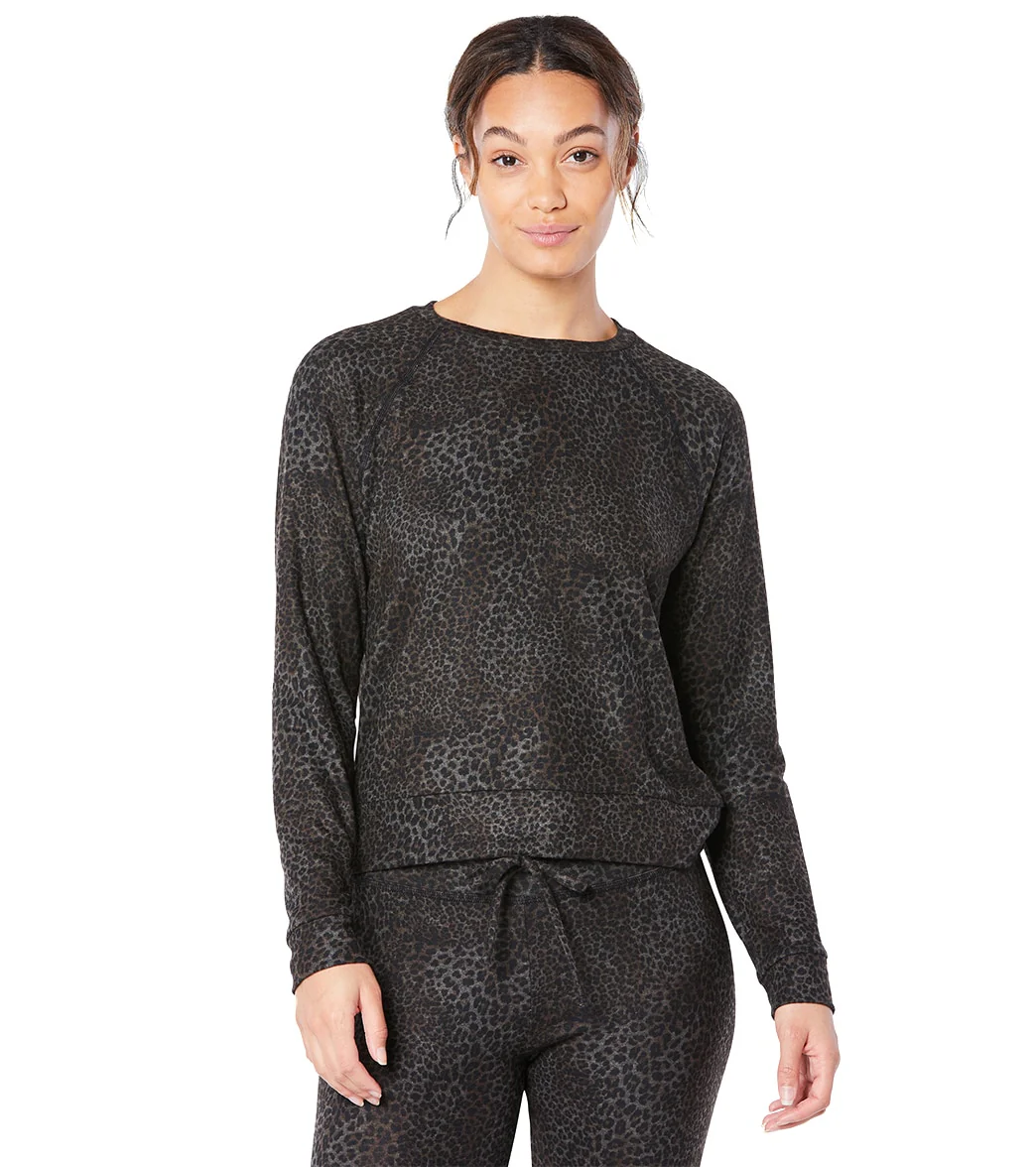 Beyond Yoga Hacci Favorite Raglan Crew Yoga Pullover