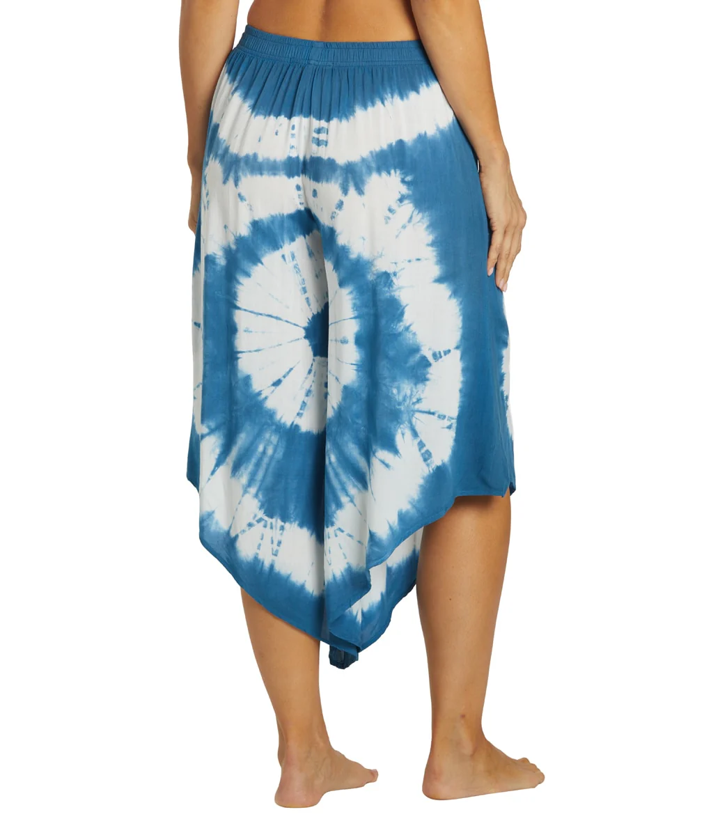 Yak & Yeti Tie Dye Cropped Bohemian Style Pants