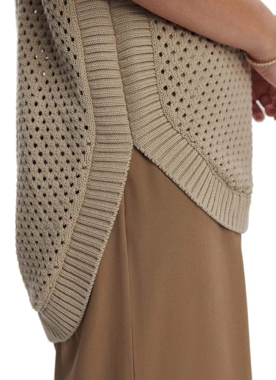 Varley Gianna Zip Through Sweater Vest