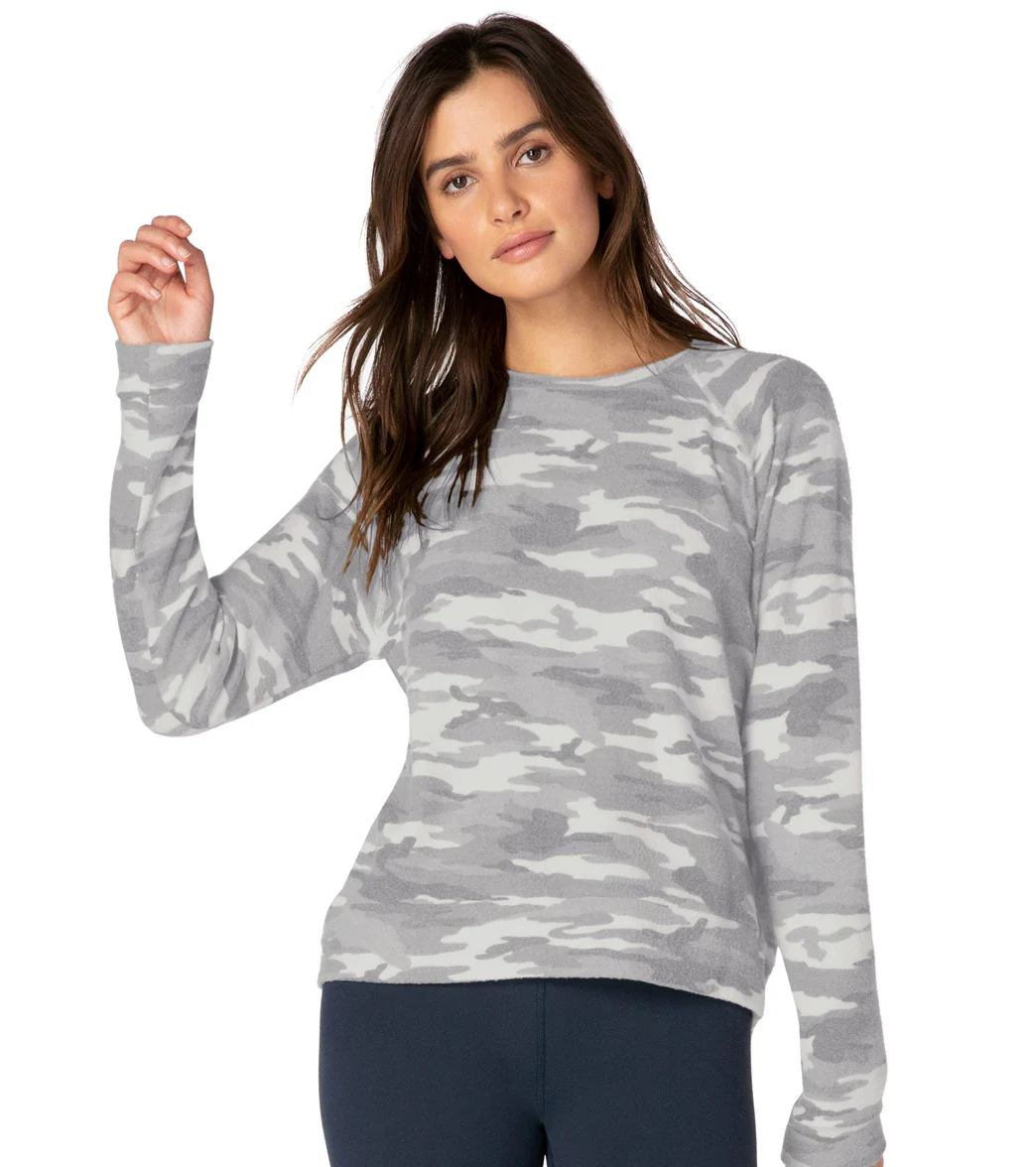 Beyond Yoga Hacci Favorite Raglan Crew Yoga Pullover