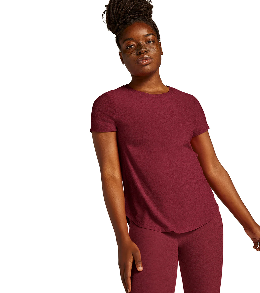 Beyond Yoga Featherweight Spacedye On the Down Low Yoga Tee