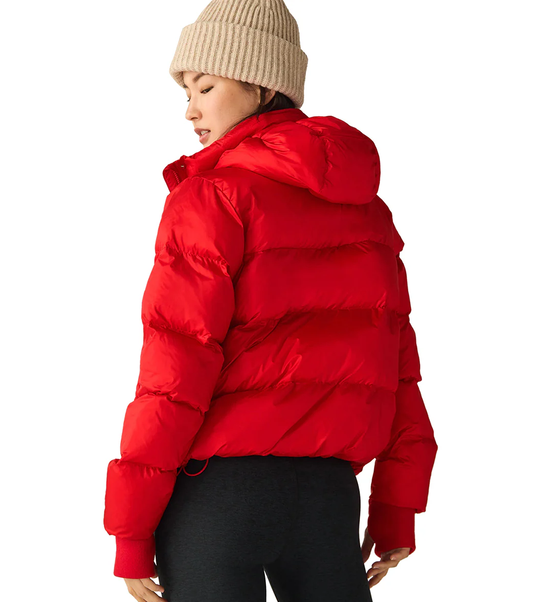 Beyond Yoga Big Cozy Hooded Puffer Jacket