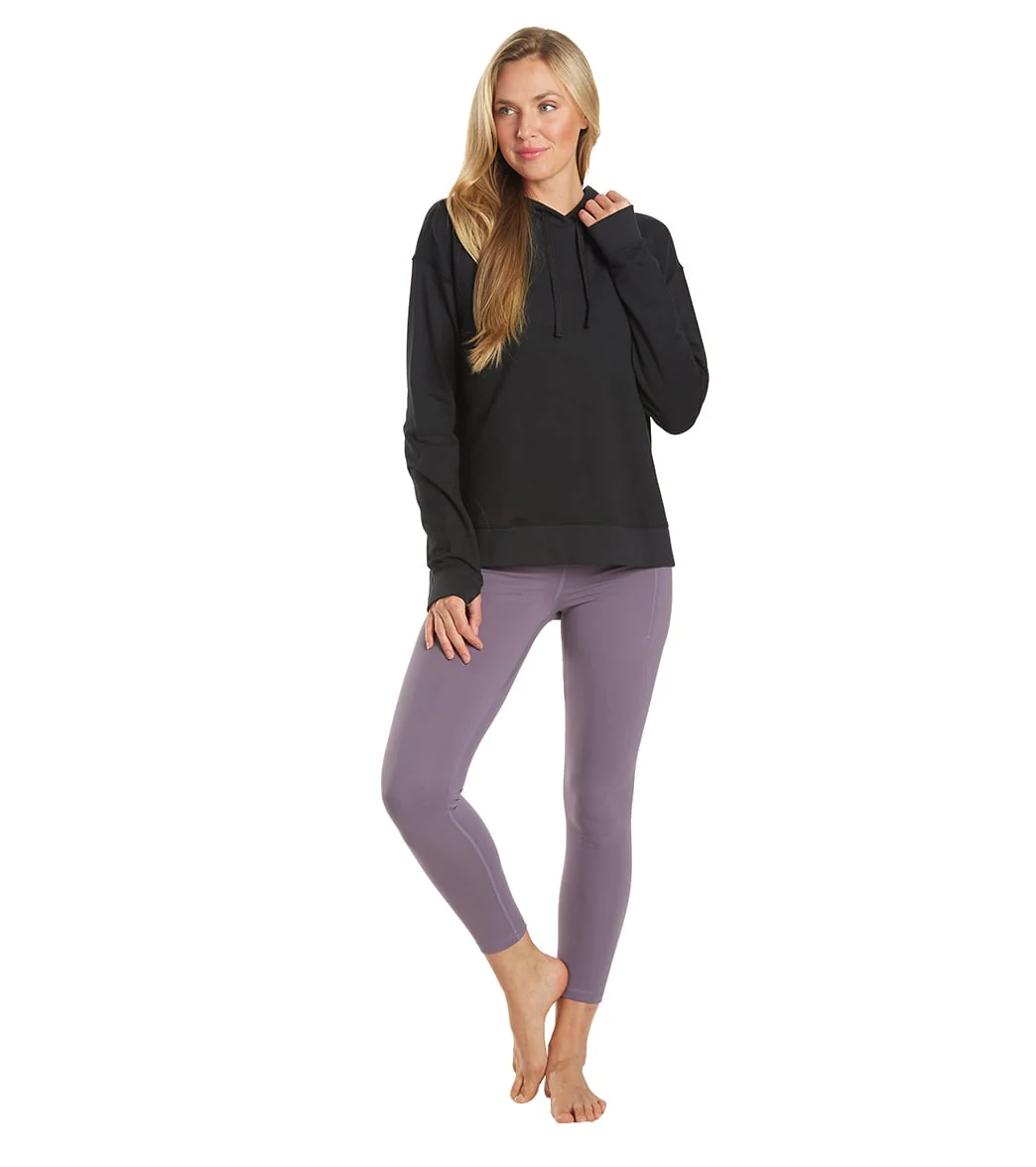 Everyday Yoga Diverse Solid Hi-Low Hooded Sweatshirt