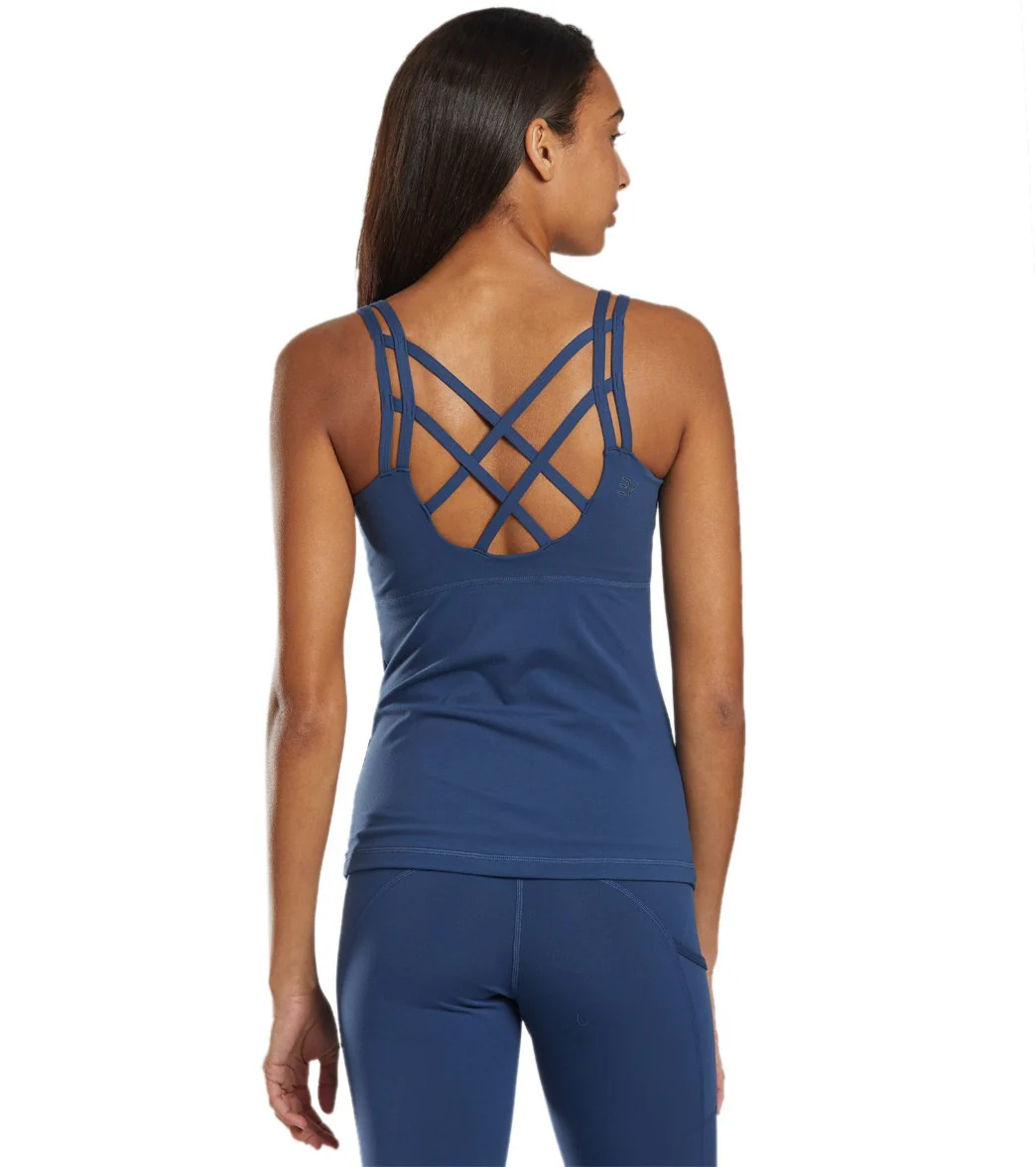 Everyday Yoga Radiant Solid Strappy Back Support Tank