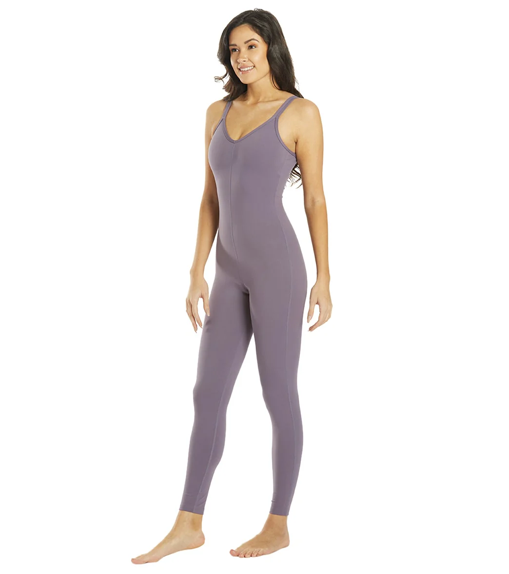 Everyday Yoga Radiant Solid Strappy Back Long Leotard 28