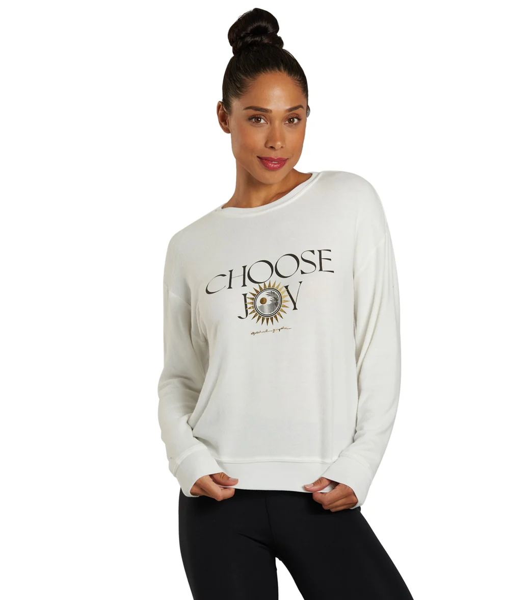 Spiritual Gangster Choose Joy Savasana Sweater