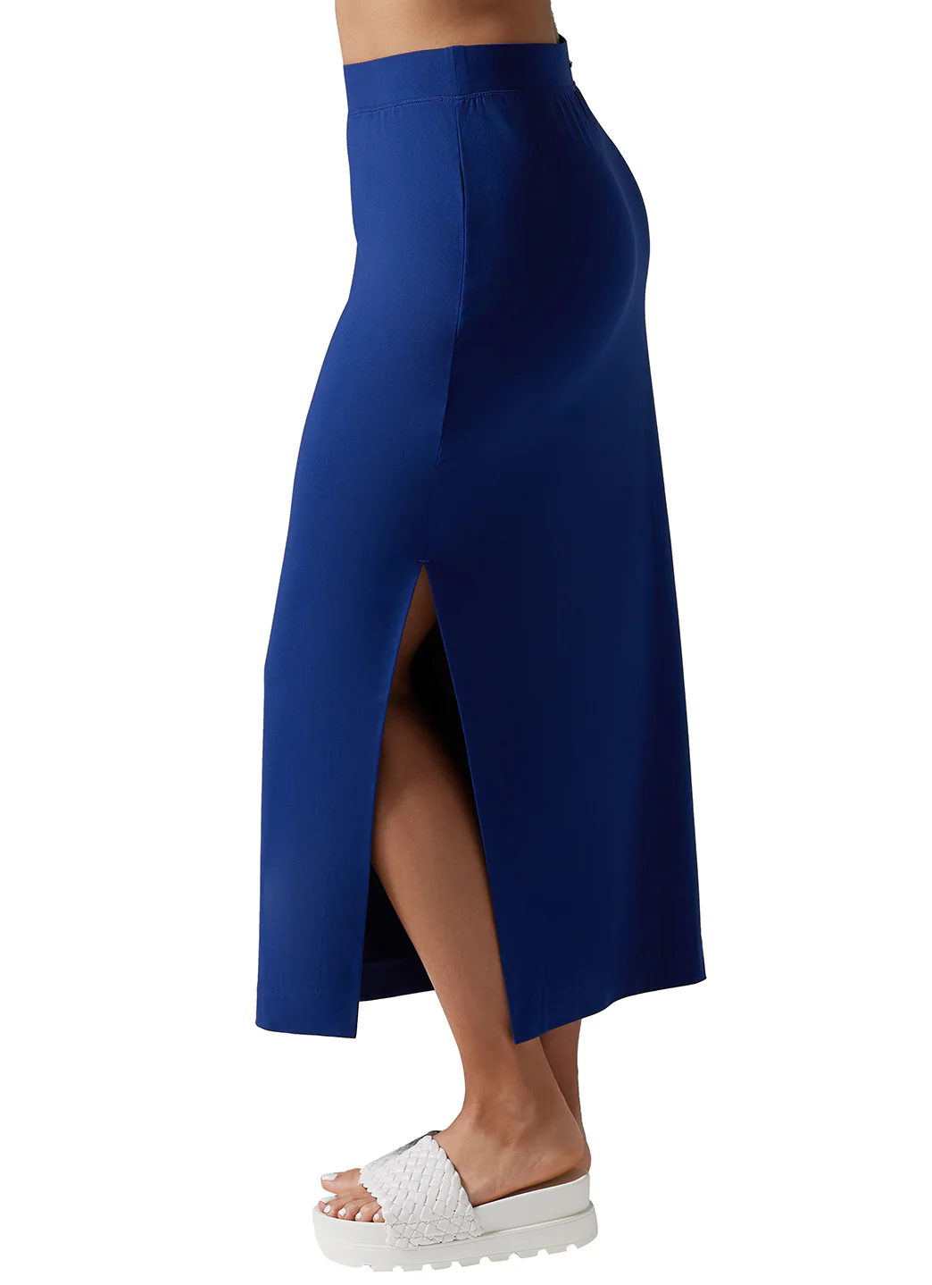 Tavi Brushed Tec Knit Midi Skirt