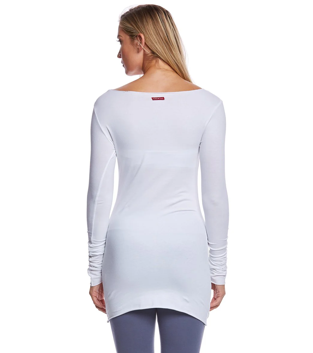 Hard Tail Long Sleeve Skinny Yoga Tee