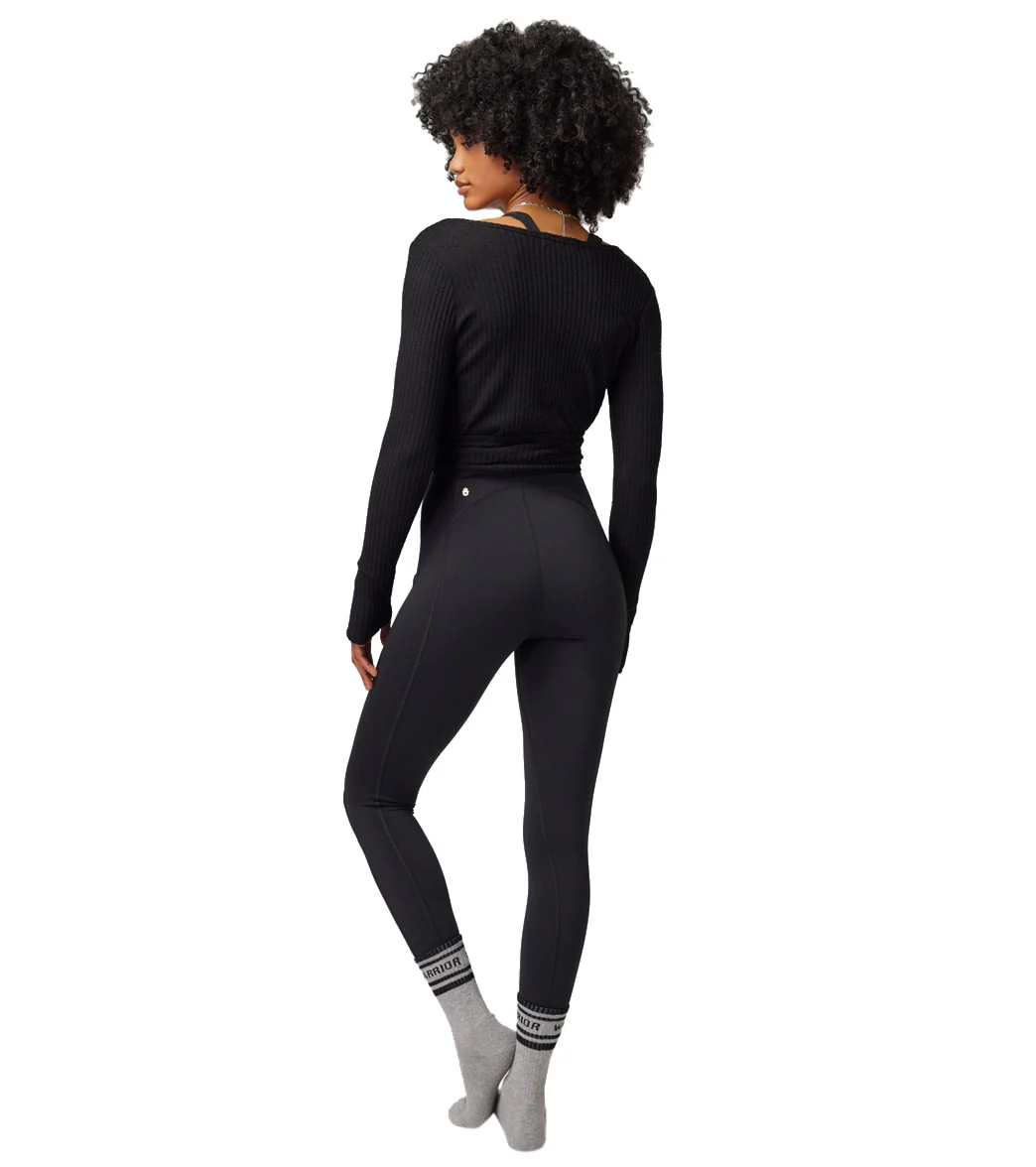 Spiritual Gangster Harmony Rib Wrap Sweater